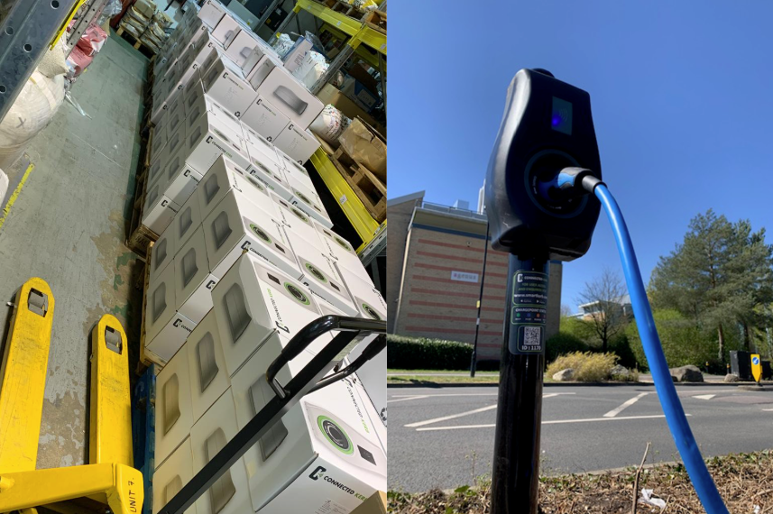 Finished Gecko charger packed and final product on the street